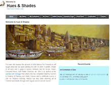 Tablet Screenshot of huesnshades.com